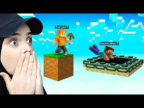UÇAN END PORTALI BULDUK VE OYUN BİTTİ! SKYBLOCK 3.BÖLÜM! 😱🔥
