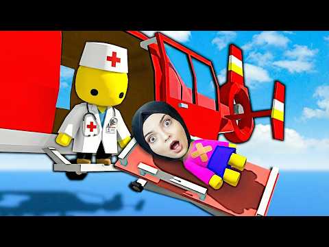 AMBULANS HELİKOPTERLE HASTA WOBBLY KURTARDIK! 🚁🚨