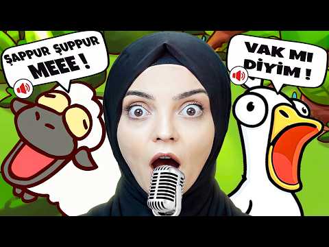 HAYVANLARI BİZ SESLENDİRDİK! 🎤😱