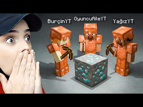 OYUNDAKİ TEK ELMAS BLOĞU! BİRLİKTE MİNECRAFT! 💎😱