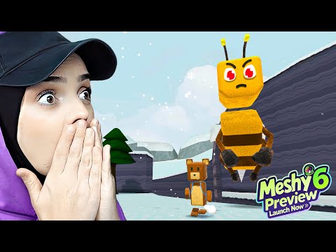 SÜPER AYI HIZLI VE BÜYÜK KRALİÇE ARIYA KARŞI! 😱🐝(Meshy 6 Preview)
