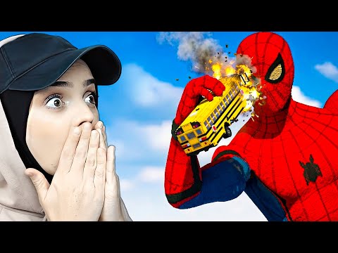 SPİDERMAN VS OTOBÜS! 😱🕷️