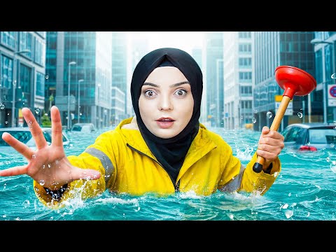 ŞEHİR SULAR ALTINDA KALDI! KURTARMAMIZ LAZIM!😱🌊