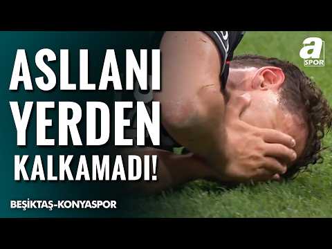 Beşiktaş'ta Kristjan Asllani, Konyasporlu Futbolcu Adil Demirbağ İle Çarpıştı!