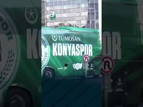 Konyaspor Kafilesi Stada Hareket Ediyor! | Beşiktaş - Konyaspor