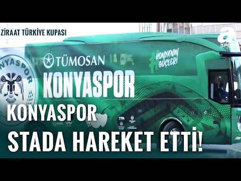 Tümosan Konyaspor Beşiktaş Maçı İçin Stada Hareket Etti!