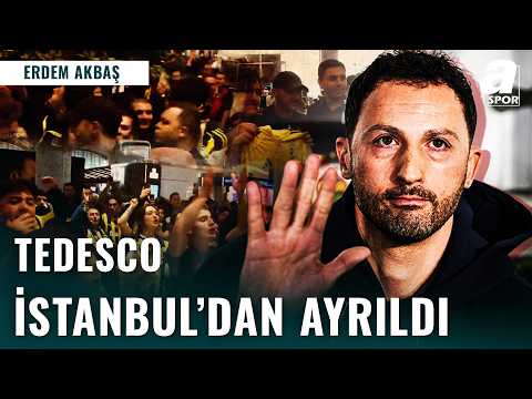 SON DAKİKA |  Domenico Tedesco İstanbul'dan Ayrıldı! İşte O Canlı Görüntüler