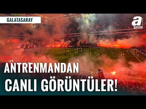 Galatasaray'ın Antrenmanından Canlı Görüntüler! Galatasaray'dan Taraftara Açık Antrenman!