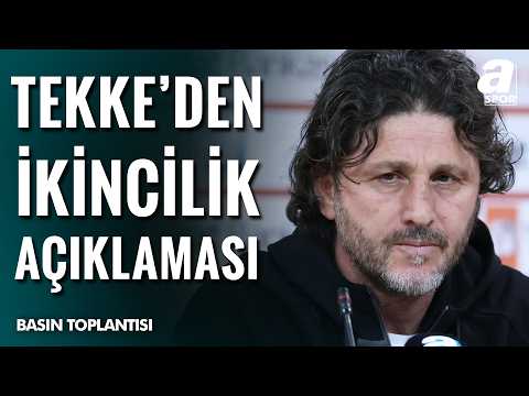 Konyaspor 2-1 Trabzonspor  | Fatih Tekke Maç Sonu Basın Toplantısı