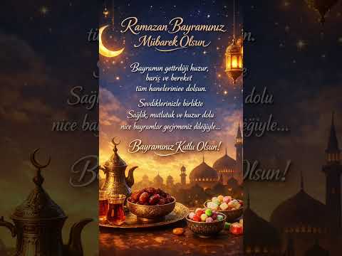 Ramazan Bayramınız Mübarek Olsun #bayram #ramadan