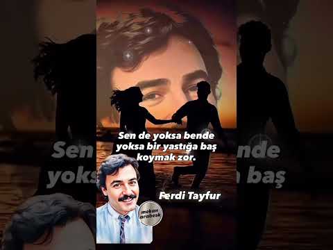💔 “Yüreğimi bıraktım o yolların tozuna…” Ferdi Tayfur