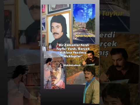 ❤️“Arabeskin Babası – Ferdi Tayfur Efsanesi” “Her Şarkıda Adın Var”