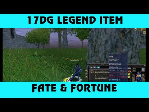 Silkroad Online Fate & Fortune Trying. 17DG Legend Item! #Faculty1337