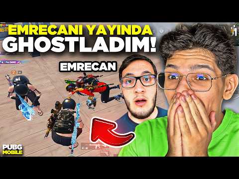 EMRECANI YAYINDA GHOSTLADIM!! ÇILDIRDI!! - PUBG MOBİLE