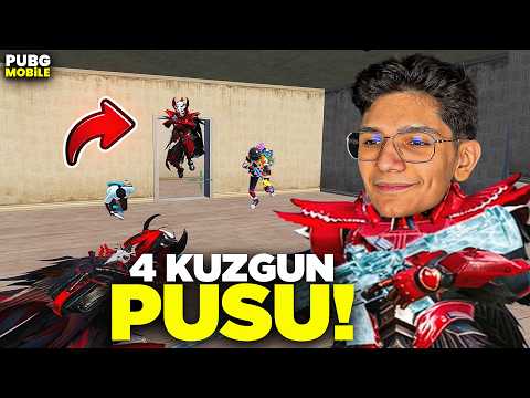 EKİPLE 4 KUZGUN İLE PUSU YAPTIK! KÜFÜR YEDİK😂 - PUBG MOBİLE