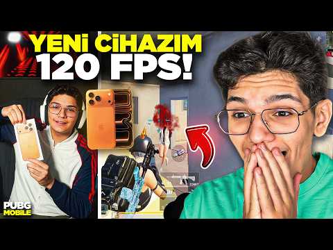 YENİ CİHAZIM! 120 FPS İPHONE 17 PRO MAX - PUBG MOBİLE