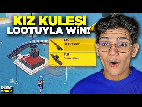 SADECE KIZ KULESİ LOOTU İLE WİN ALMAK! ÇOK İYİ LOOT - PUBG MOBİLE