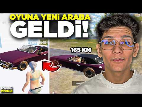 OYUNA YENİ ARABA GELİYOR ! EN HIZLI ARABA ( 165 km/h ) - PUBG MOBİLE