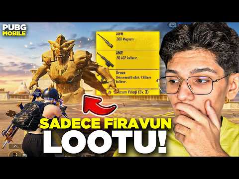 SADECE FİRAVUN BOSS'UN LOOTLARIYLA OYNADIM! ( imkansız ) - PUBG MOBİLE