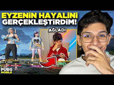 9 YAŞINDAKİ EYZENİN HAYALİNİ GERÇEKLEŞTİRDİM! ( ağladı ) - PUBG MOBİLE