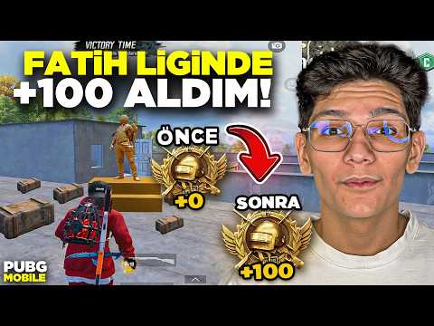 FATİH LİGİNDE 100 PUAN ALMAK!! EFSANE MAÇLAR - PUBG MOBİLE