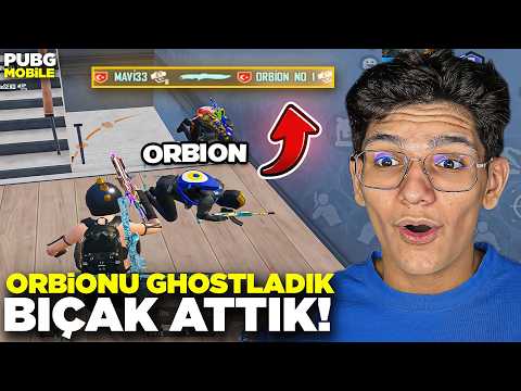 ORBİONU GHOSTLADIM BIÇAK ATTIM! ÇILDIRDI - PUBG MOBİLE