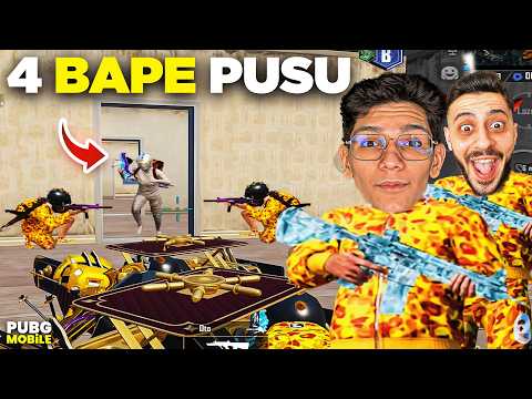 EKİPLE 4 BAPE İLE VİCTOR PUSU!! ÇILDIRTTIK - PUBG MOBİLE