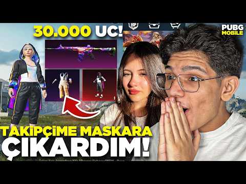 TAKİPÇİME MASKARA M416 ÇIKARDIM! 30.000 UC HARCADIM - PUBG MOBİLE