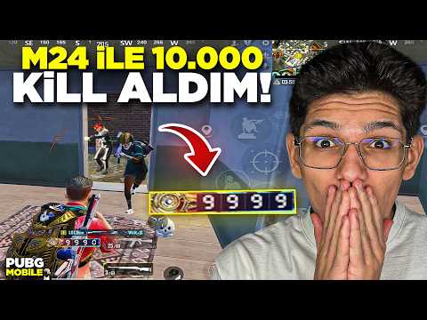 M24 İLE 10.000 KİLL ALDIM ?! MASTER OLDU! - PUBG MOBİLE
