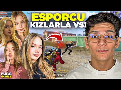 4 E SPORCU KIZLA VS ATTIK! AŞIRI SAĞLAMLAR - PUBG MOBİLE