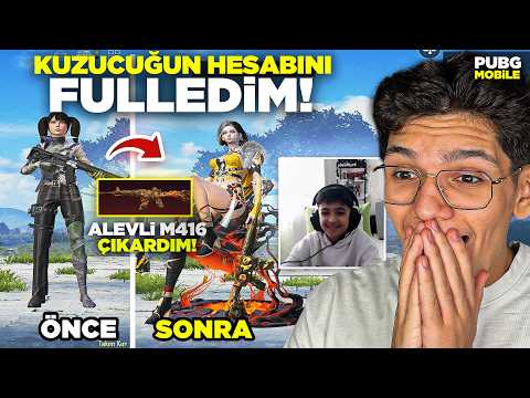 KUZUCUĞA YENİ ALEV M416 ÇIKARDIM! ÇOK MUTLU OLDU - PUBG MOBİLE