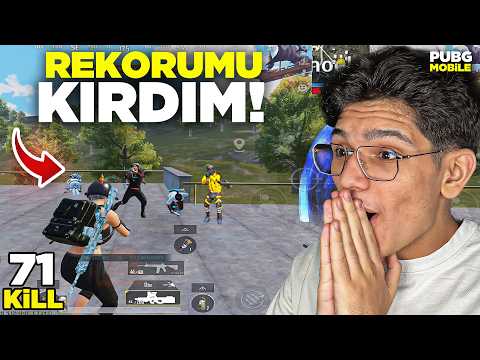 REKORUMU KIRDIM? YENİ MODUN EN SAĞLAM MAÇI ! 71 KİLL - PUBG MOBİLE