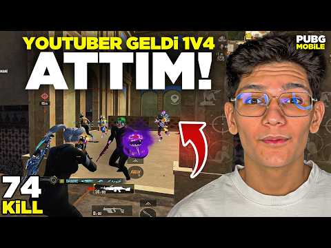 MAÇIMA SAĞLAM ARAP YOUTUBER GELDİ! 74 KİLL ALDIM - PUBG MOBİLE