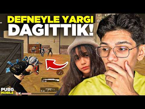 8 YAŞINDAKİ DEFNEYLE YARGI DAĞITTIK! - PUBG MOBİLE