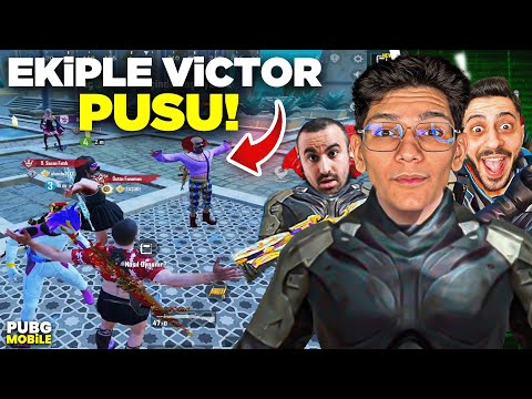 YENİ MODA ÖZEL EKİPLE VİCTOR PUSUSU! - PUBG MOBİLE