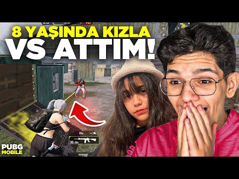 OHA! 8 YAŞINDAKİ KIZ EFSANE OYNUYOR! VS ATTIK - PUBG MOBİLE