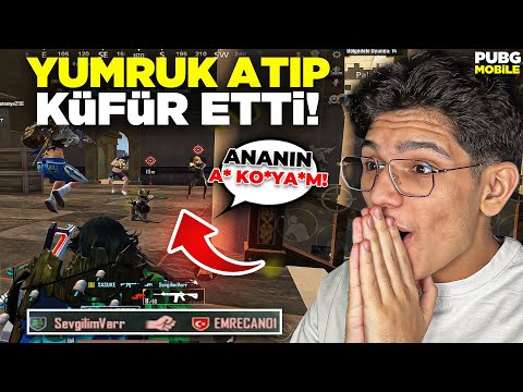 YUMRUK ATIP KÜFÜR ETTİ! İNTİKAM ALDIM! - PUBG MOBİLE