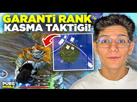 GARANTİ RANK KASMA BUGU! ALAN DIŞINDA HAYATTA KALMA - PUBG MOBİLE