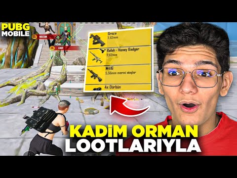 SADECE KADİM ORMAN KALBİNİN LOOTLARIYOLA OYNADIM! - PUBG MOBİLE