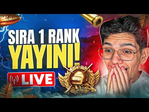 SIRA 1 RANK SASUKE YAYINDA - PUBG MOBİLE