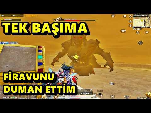 GİZLİ YERDE  TEK BAŞIMA FİRAVUNU DUMAN ETTİM ! HARİKA MAÇ BATUR GAME SOLO SQUAD PUBG MOBİLE