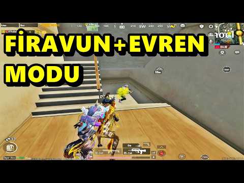 FİRAVUN + EVREN İKİ MOD BİR ARADA ! HARİKA MAÇ BATUR GAME SOLO SQUAD PUBG MOBİLE
