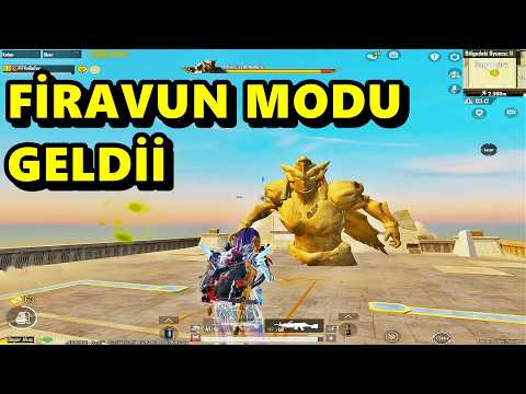 FİRAVUN MODU GELDİİ ! HARİKA MAÇ HARİKA MOD BATUR GAME SOLO SQUAD PUBG MOBİLE