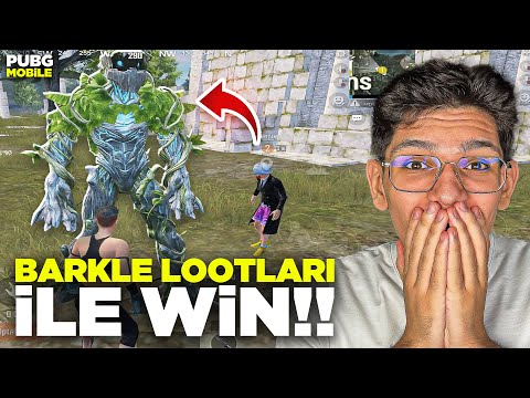 BARKLE'NİN GÖSTERDİĞİ LOOTLAR İLE WİN ALDIM!! - PUBG MOBİLE