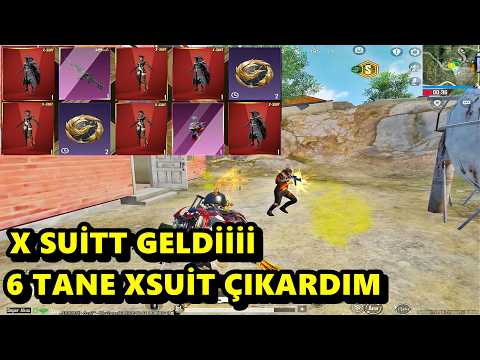 X SUİT GELDİİİ 75.000 UC  ! 6 TANE X SUİT ÇIKARDIM YARGI DAĞITTIM BATUR GAME SOLO SQUAD PUBG MOBİLE