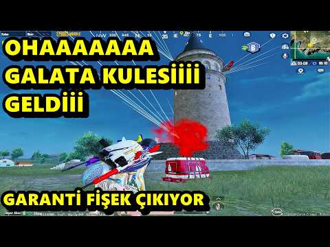 OHAAAA GALATA KULESİ GELDİİ ! GARANTİ FİŞEK ÇIKIYOR BATUR GAME SOLO SQUAD PUBG MOBİLE