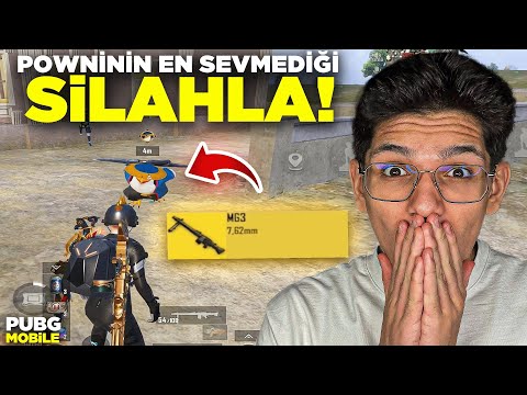 POWNİ'NİN EN SEVMEDİĞİ SİLAHLA OYNADIM? - PUBG MOBİLE