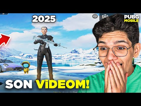 SON MAÇIM! 2025'İN SON VİDEOSU? - PUBG MOBİLE