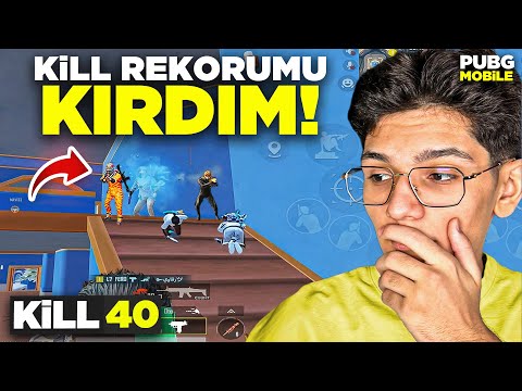 SEZON KİLL REKORUMU KIRDIM! 40 KİLL ALDIM - PUBG MOBİLE