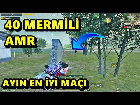 40 MERMİLİ AMR AYIN EN İYİ MAÇI ! BATUR GAME SOLO SQUAD PUBG MOBİLE
